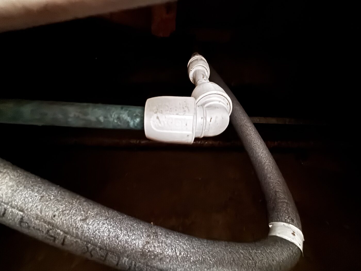 Repair complete and secure — boards back down, leak resolved in 90 minutes